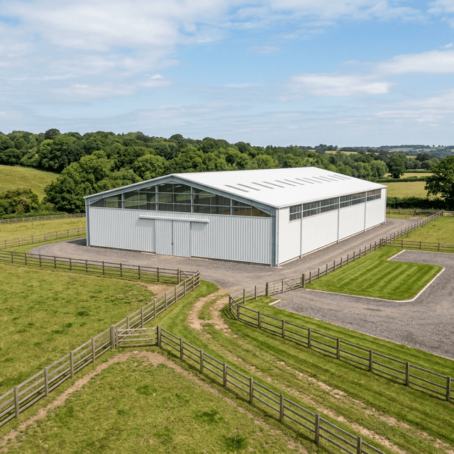 Pole barn Horse Arena in Florida